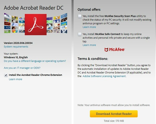 adobe acrobat reader for mac install